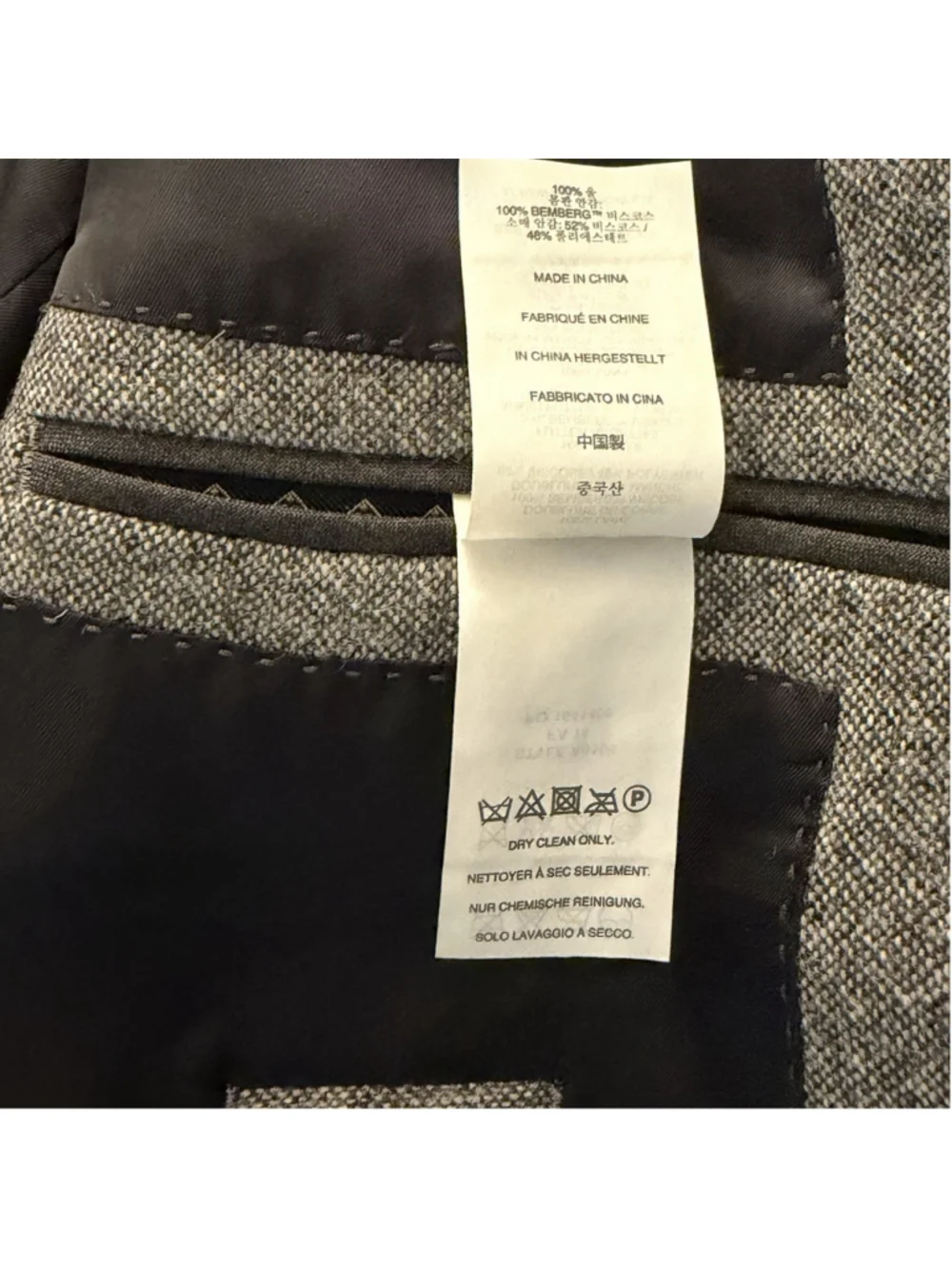 J.Crew Ludlow Blazer NWT Gray Tweed British Moon Fabric Sport Coat Jacket 40S
